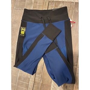 GottexActivewear Leggings Women's M/M Blue Black Workout‎ Athleisure NEW
